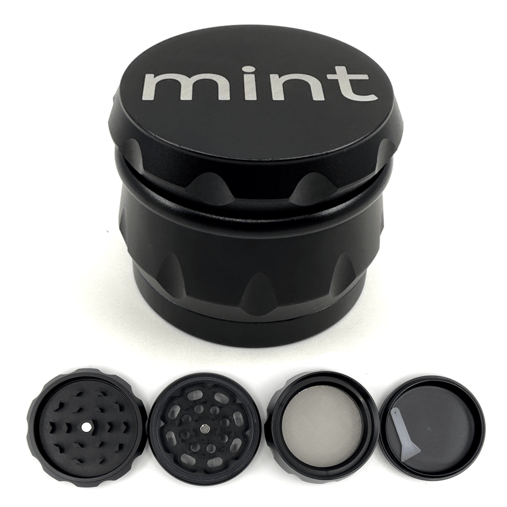 Mint Big Minty 4 Part Grinder Mint Glass Bongs Canada