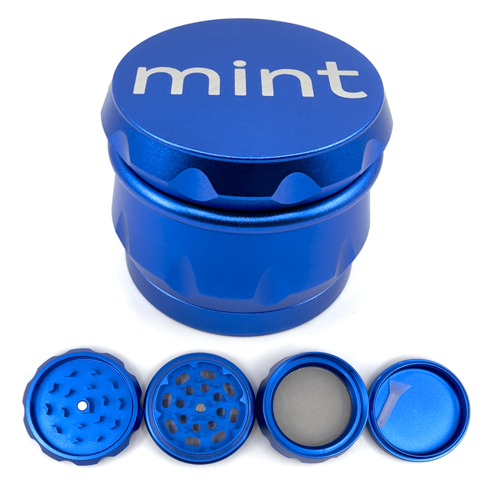 Mint Big Minty 4 Part Grinder Mint Glass Bongs Canada