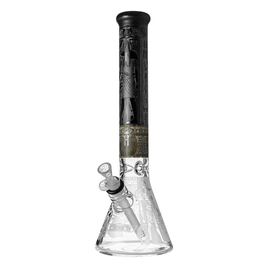 Totem of Egypt Sandblasted Beaker Cheech Bongs Canada